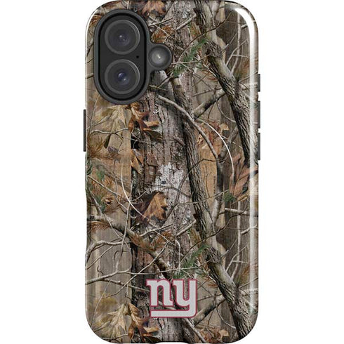 NFL New York Giants Realtree AP Camo iPhone 16 Plus Magsafe Impact Case